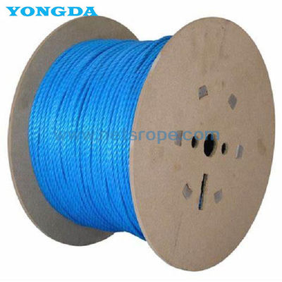 Spalten Sie Film-Polypropylen flocht Strang 160mm der Seil-3 auf