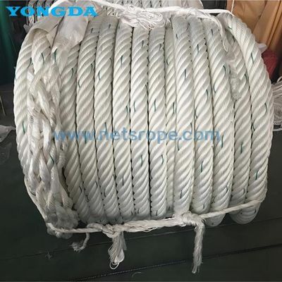 20 mm bis 44 mm abnutzungsbeständiges, 6-strängiges Nylon-Flockenseil