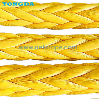 12 Strang UHMWPE Dock Mooring Line mit Hohlgewebtem für Mooring/Towing/Docking